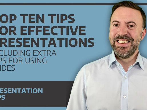 【Presentation English - 11】Top 10 Tips For Effective Presentations ( 高效簡報技巧 )