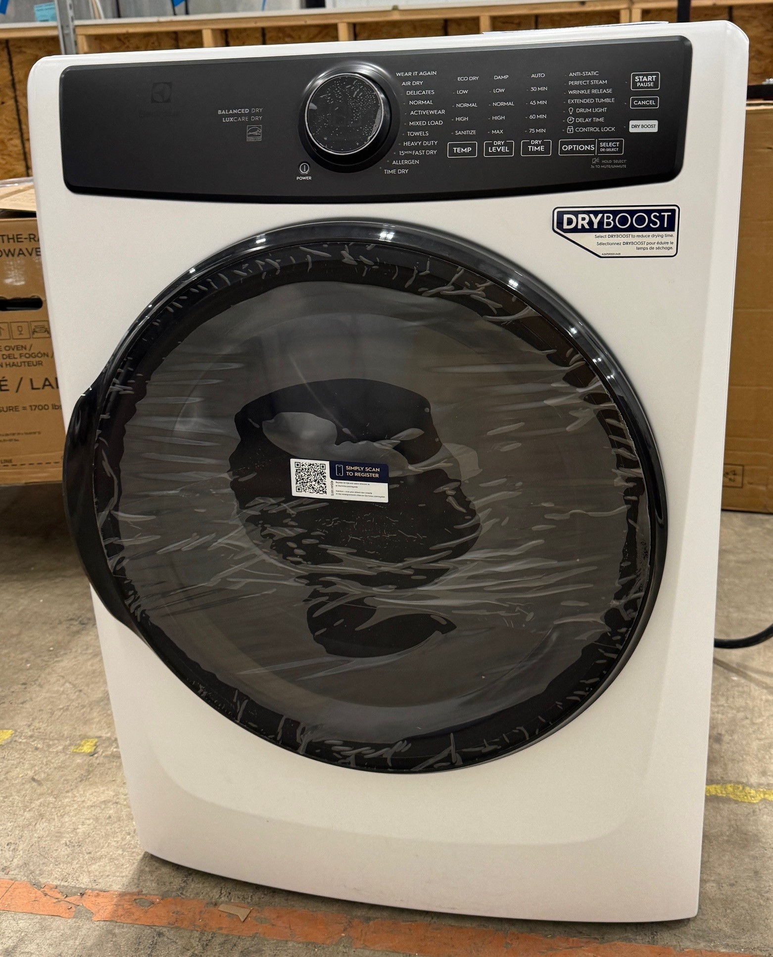 Electrolux 8 CF Electric Dryer White (55110 61)