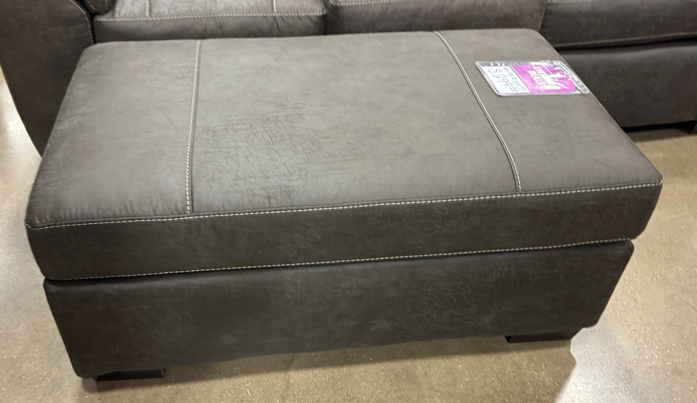 Cityscape Dover Grey Ottoman