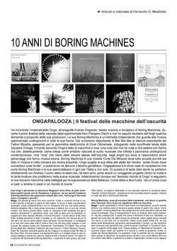 BORING MACHINES