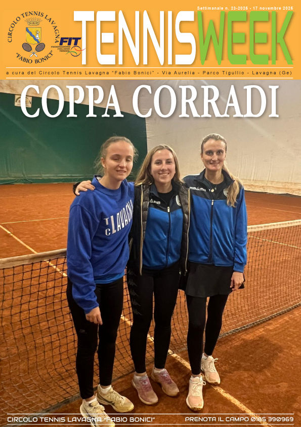 TENNISWEEK n. 23/2025 del 17 NOVEMBRE 2025