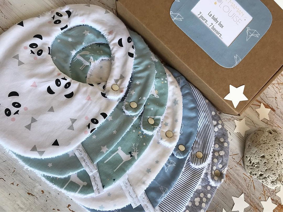 Miniature : Baby box semainier de bavoirs