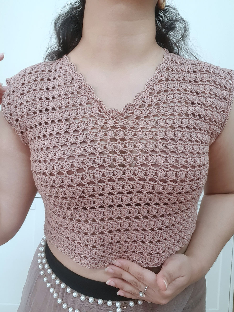 Thumbnail: Hazel Lace Tee crochet pattern