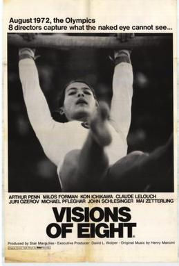 Visions of Eight Poster. A scene from the women of the games sequences that was treated like a pin up calendar. 1973.