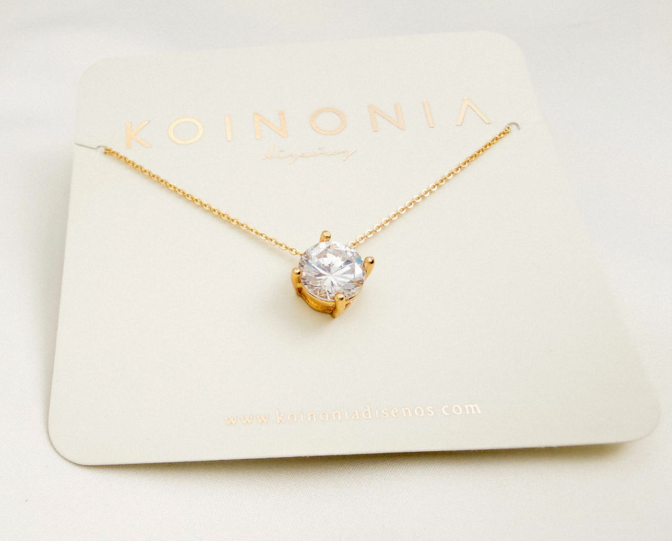 Miniatura: COLLAR ISABELLA 29 / Oro laminado