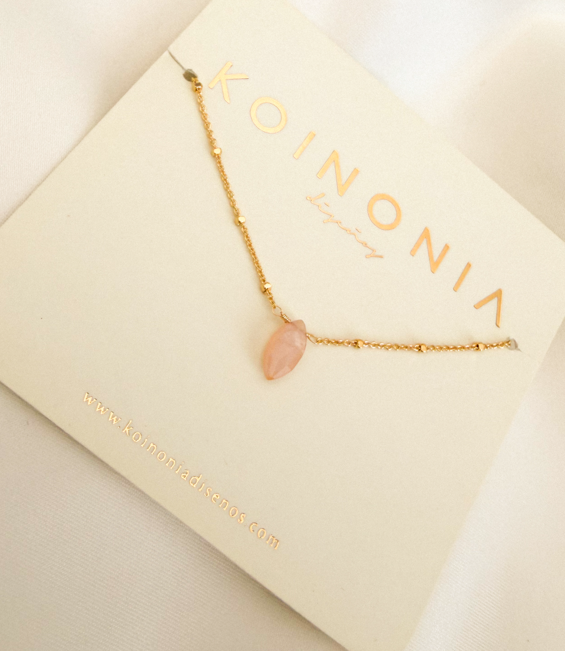 COLLAR PAOLA 06 NUBE / Oro laminado