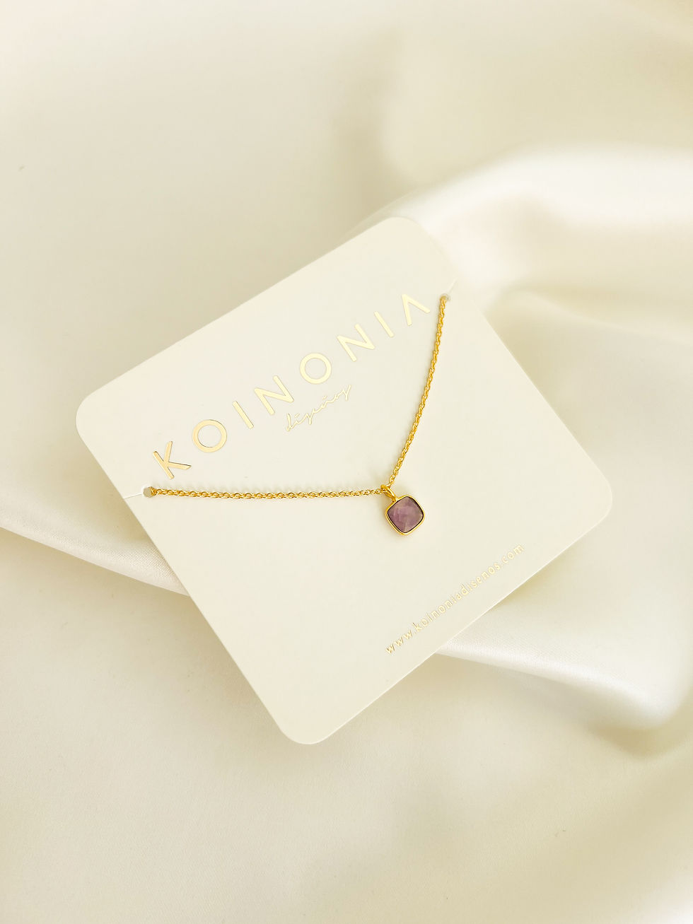 Miniatura: COLLAR ISABELLA 21 - ORO LAMINADO 14K