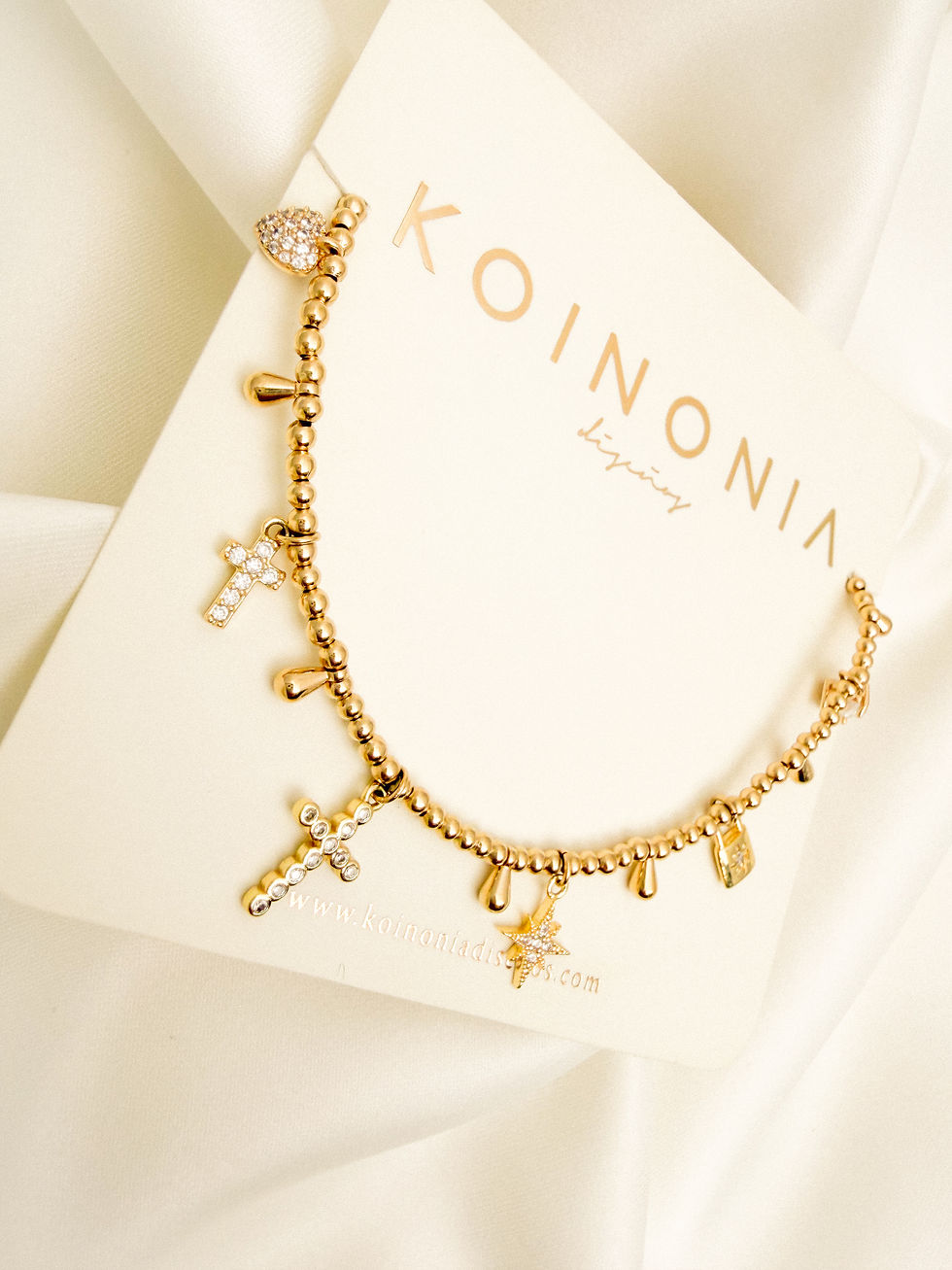 Miniatura: COLLAR MULTIPLES DIJES / ORO LAMINADO 14K