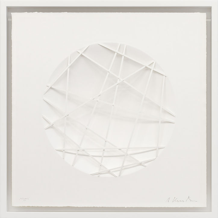 White square minimal artwork by Ralph Kerstner