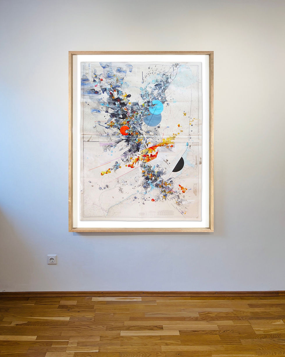 Miniaturbild: Peer Kriesel: „Aufbruch Neue Zeit“ 150 × 120 cm