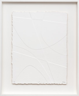 René Galassi Soam 2019 Prägedruck auf handgeschöpftem Papier 20 Ex. 87 x 72 cm