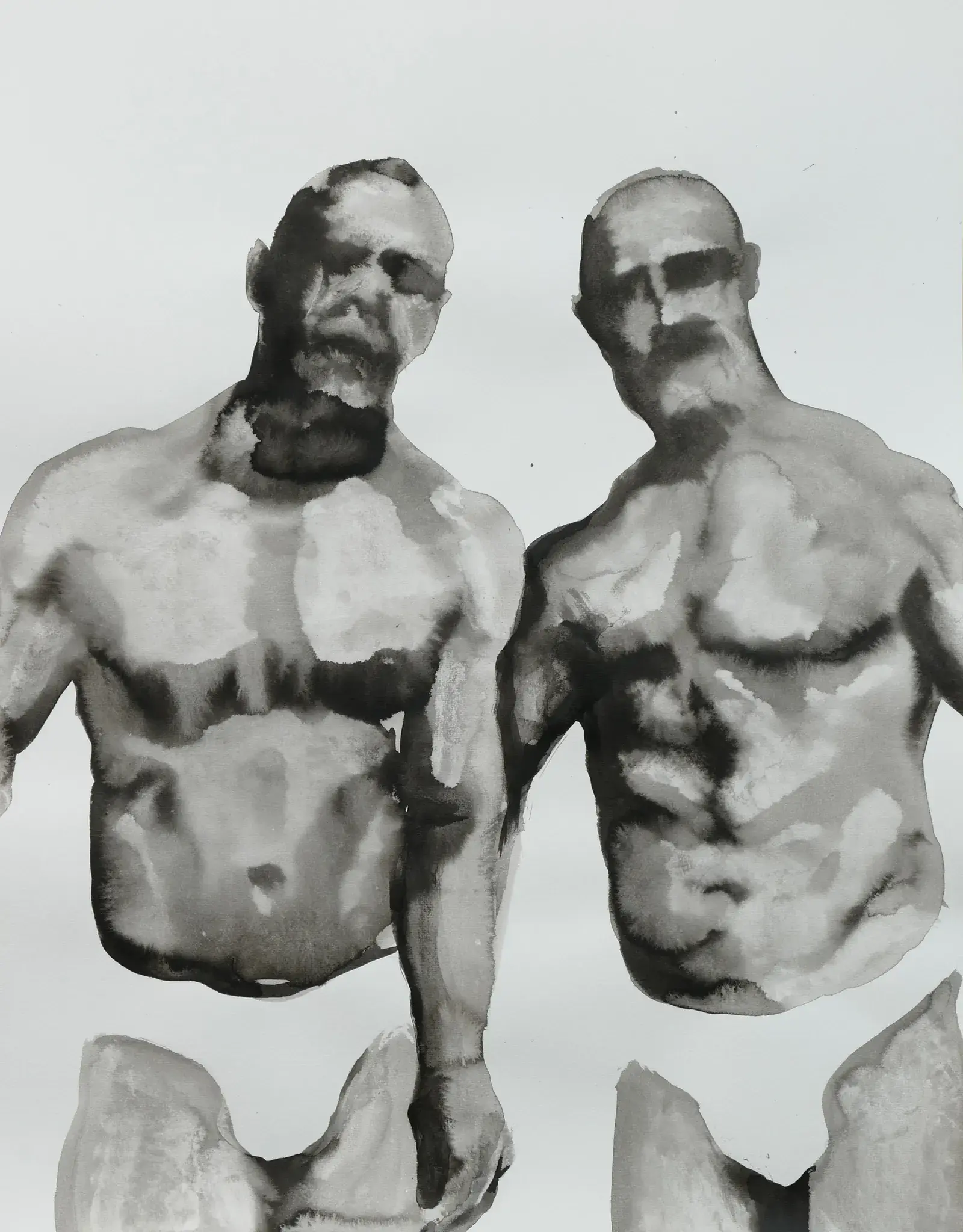 Gregor Kalus: Männliches Paar 67 × 53 cm