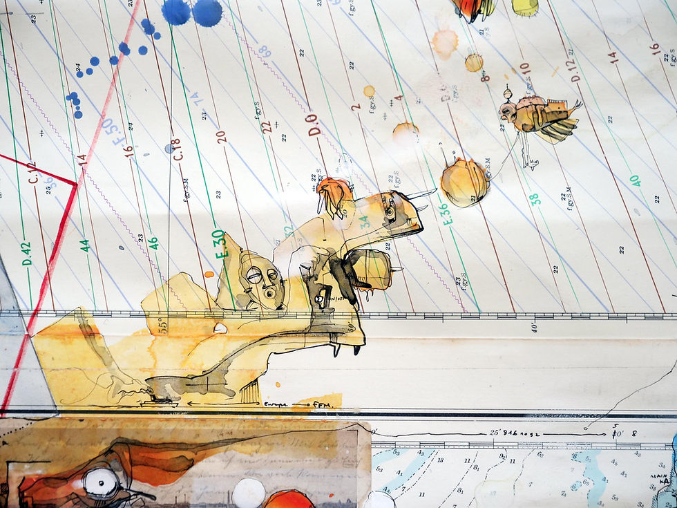 Miniaturbild: Peer Kriesel: „Aufbruch Neue Zeit“ 150 × 120 cm