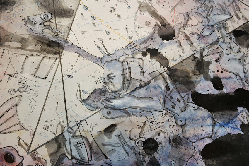 Miniaturbild: Peer Kriesel: „Get physical“ 175 × 125 cm