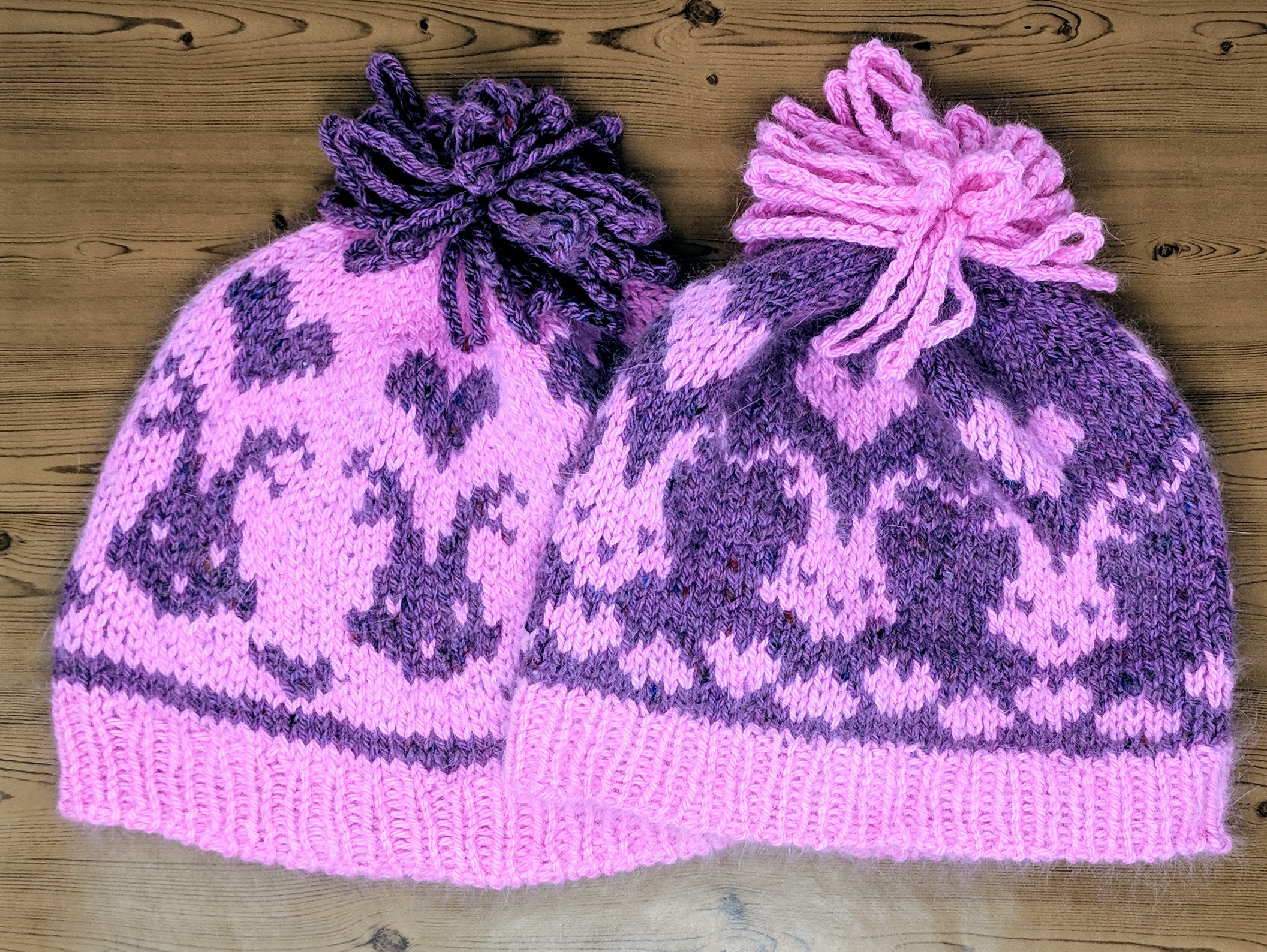 Bunny & Hearts Hats