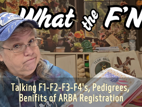 What the “F Code” Really Means - And Why It Matters for Giant Angoras