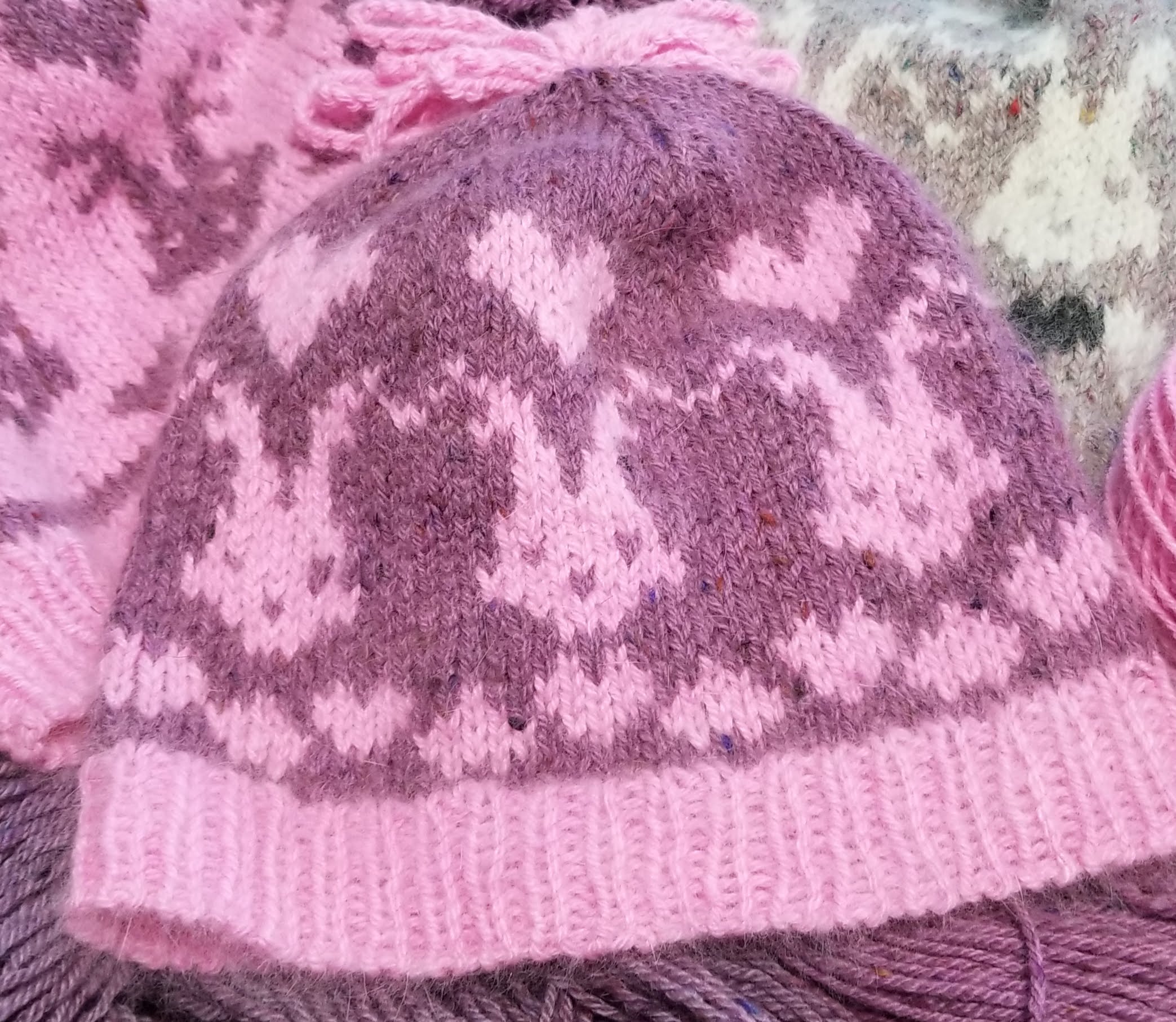 Bunny & Hearts Hat