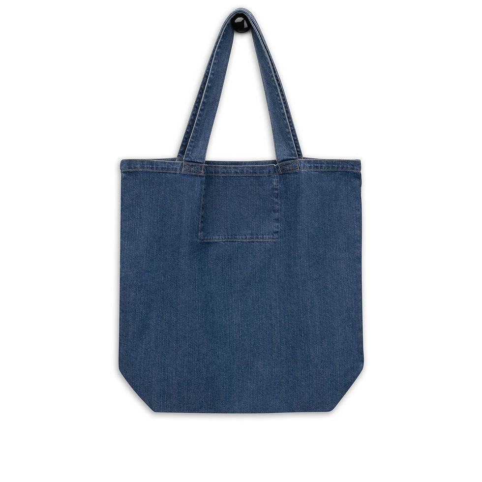 Thumbnail: Organic denim tote bag