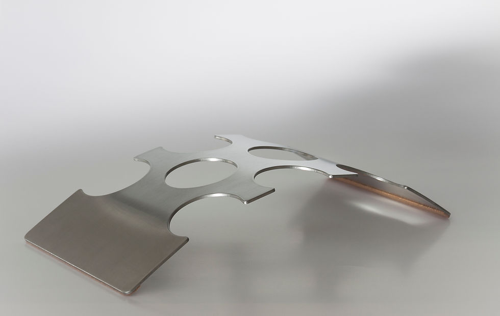 Thumbnail: stainless stand wide no fruit, 3/4 view