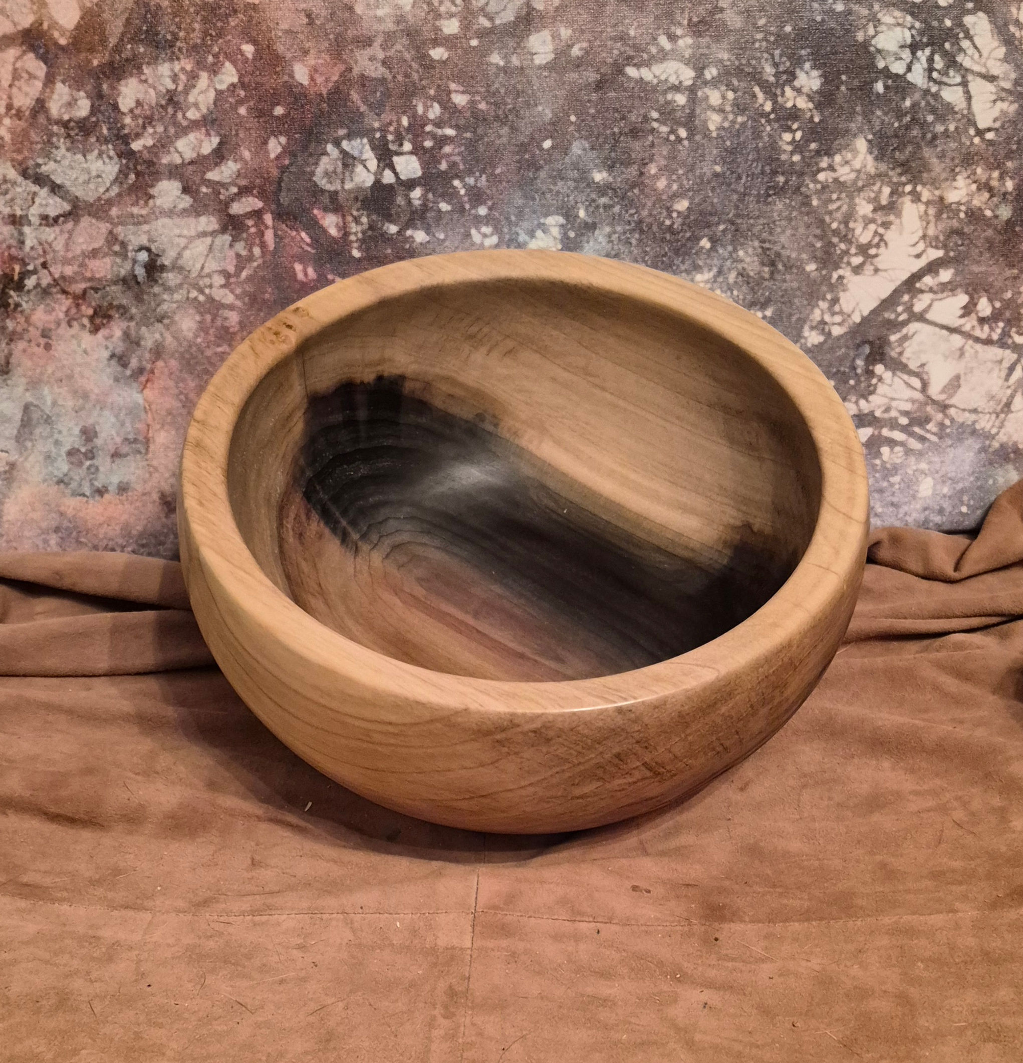 tulip poplar bowl (26-160)