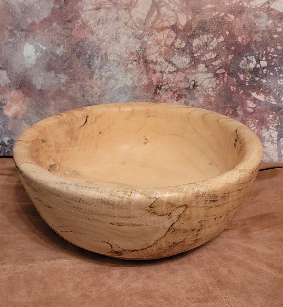 Thumbnail: spalted hackberry Bowl (25-065)