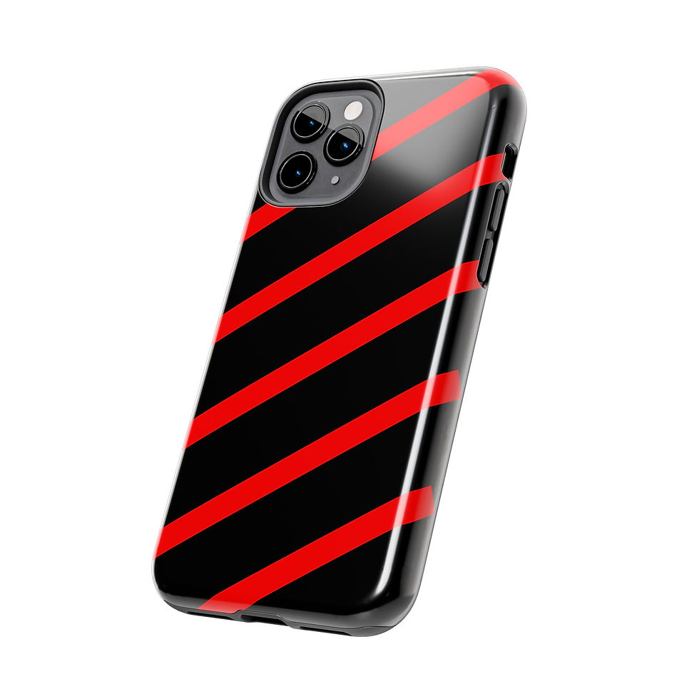 Thumbnail: Copy of Tough Phone Case — Blue Diagonal Stripe Shockproof Cover
