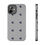 Thumbnail: Tough Phone Case — Minimal Hex Rivet Armor (Gray)