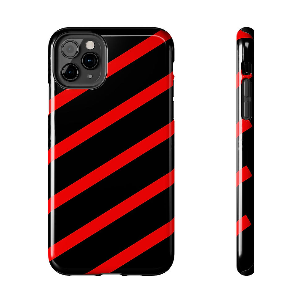 Thumbnail: Copy of Tough Phone Case — Blue Diagonal Stripe Shockproof Cover