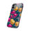 Thumbnail: Abstract Colorful Blob Phone Case — Bold Teal, Magenta & Gold Protective Cover