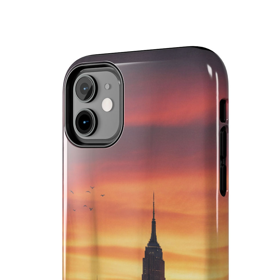 Thumbnail: Tough Phone Case — NYC Skyline Sunset Protective Cover
