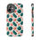 Thumbnail: Abstract Pebble Pattern Tough Phone Case — Coral & Teal Protective Cover