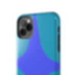 Thumbnail: Teal & Indigo Starburst Tough Phone Case — Durable Protective Phone Case