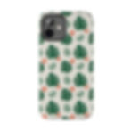 Thumbnail: Tropical Leaves Tough Phone Case — Monstera & Pink Floral Protective Cover