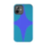 Thumbnail: Teal & Indigo Starburst Tough Phone Case — Durable Protective Phone Case