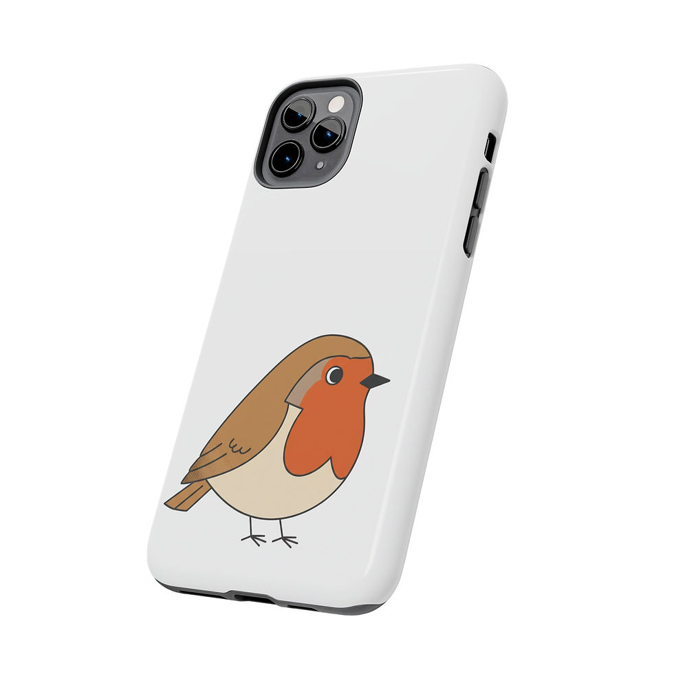 Thumbnail: Cute Robin Tough Phone Case — Protective Bird iPhone Case