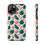 Thumbnail: Abstract Pebble Pattern Tough Phone Case — Coral & Teal Protective Cover