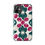 Thumbnail: Floral Jewel Pattern Tough Phone Case — Teal & Fuchsia Protective Cover