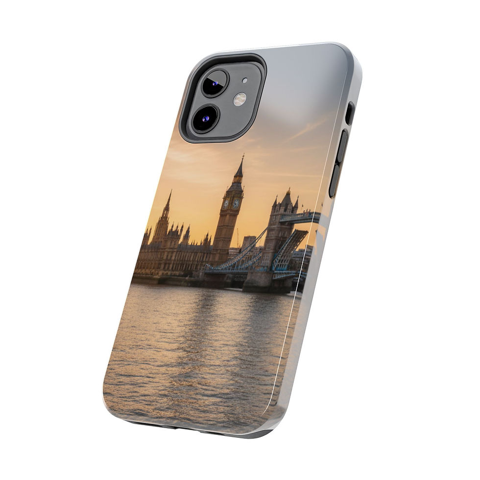 Thumbnail: London Skyline Tough Phone Case — Big Ben at Sunset
