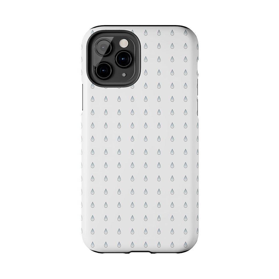 Thumbnail: Tough Phone Case — Minimal Raindrop Protective Cover