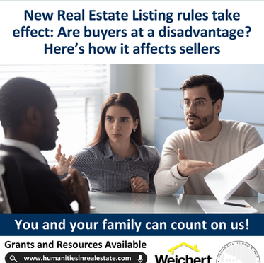 New Real Estate Listing rules take effect: Are buyers at a disadvantage? Here’s how it affects sellers
