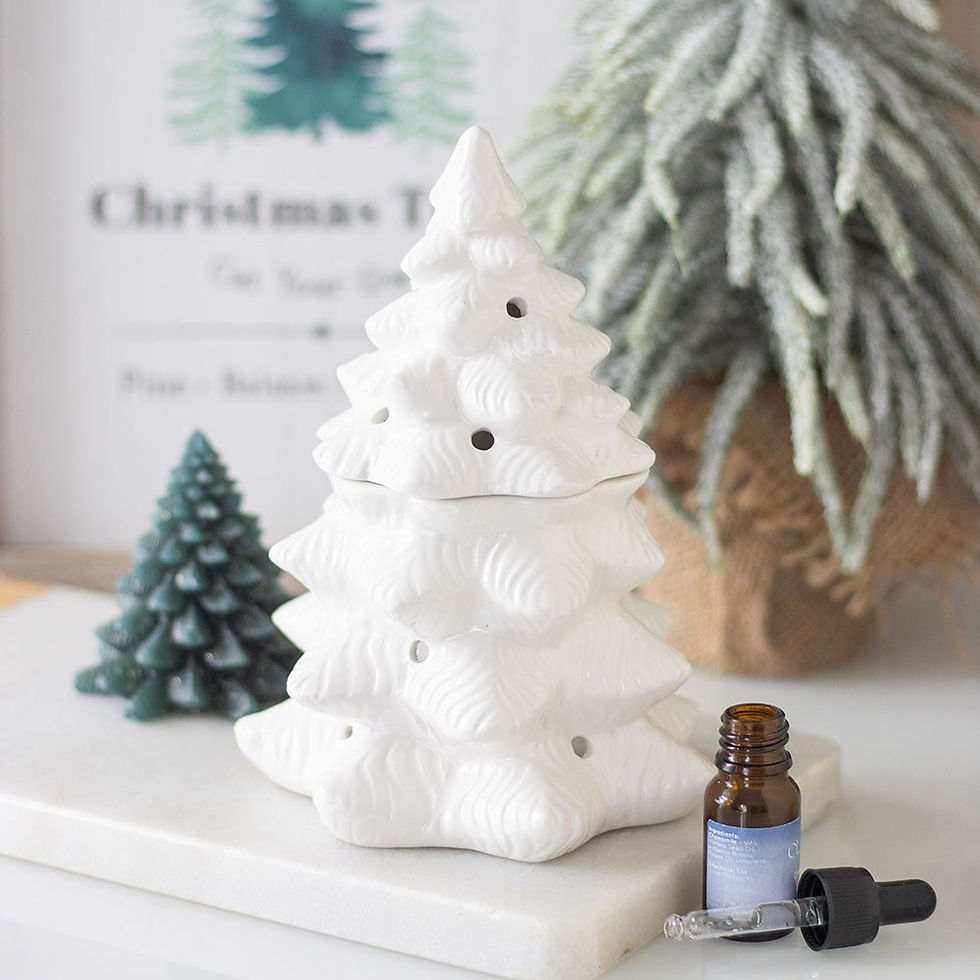 White Fir Tree Wax Melt Burner