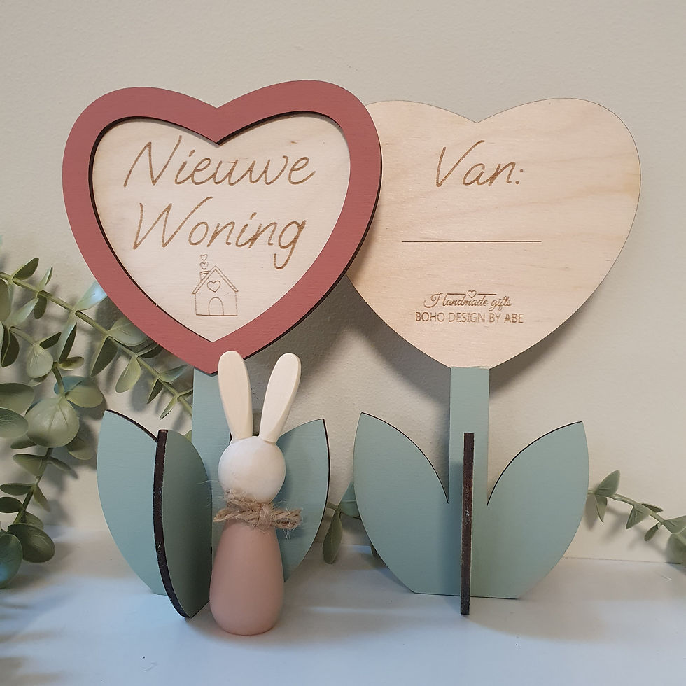 Thumbnail: Bloemen met een Boodschap – Handgemaakte Houten Cadeaubloemen