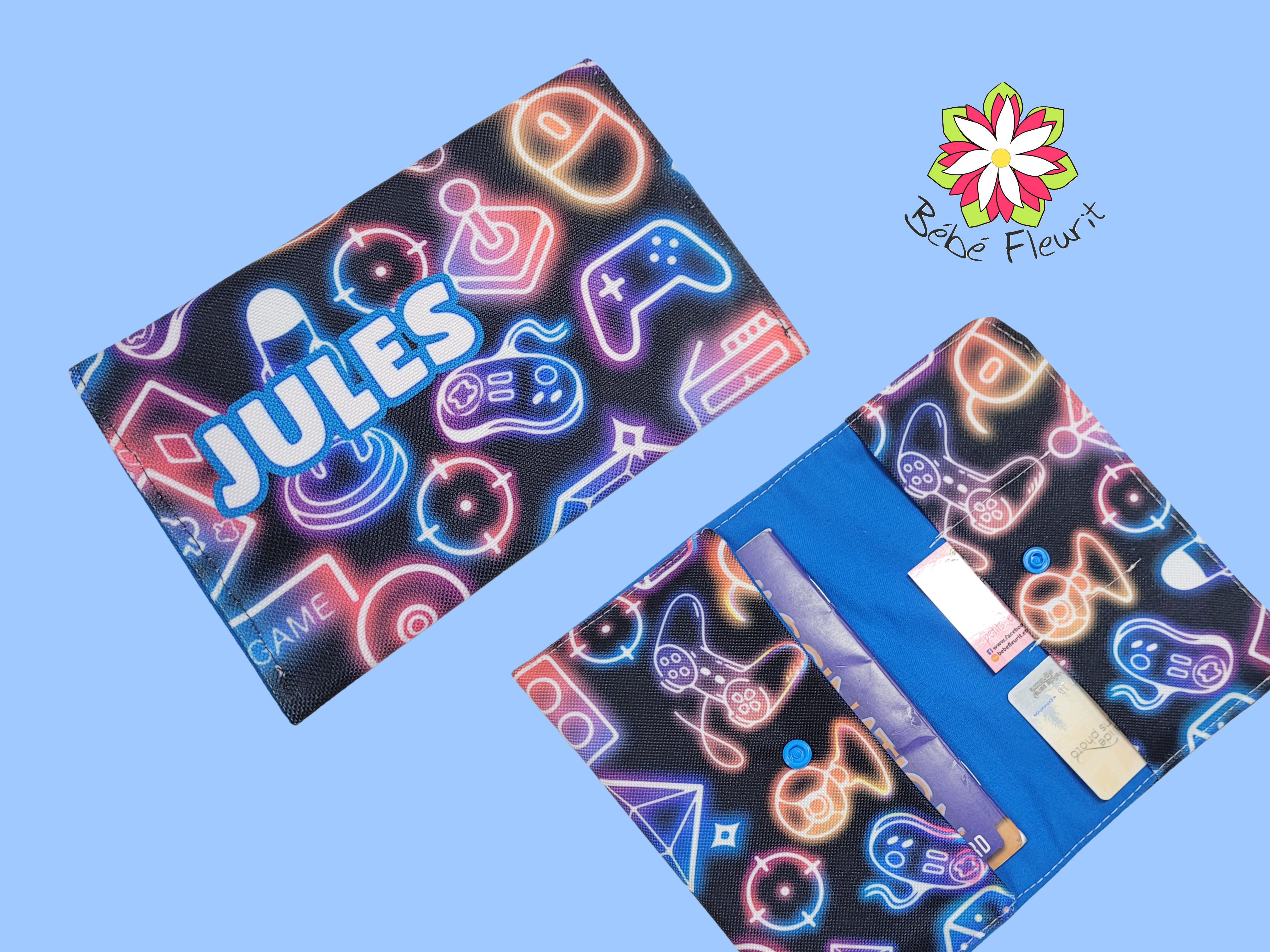 protège carnet de santé bébé québécois personnalisé