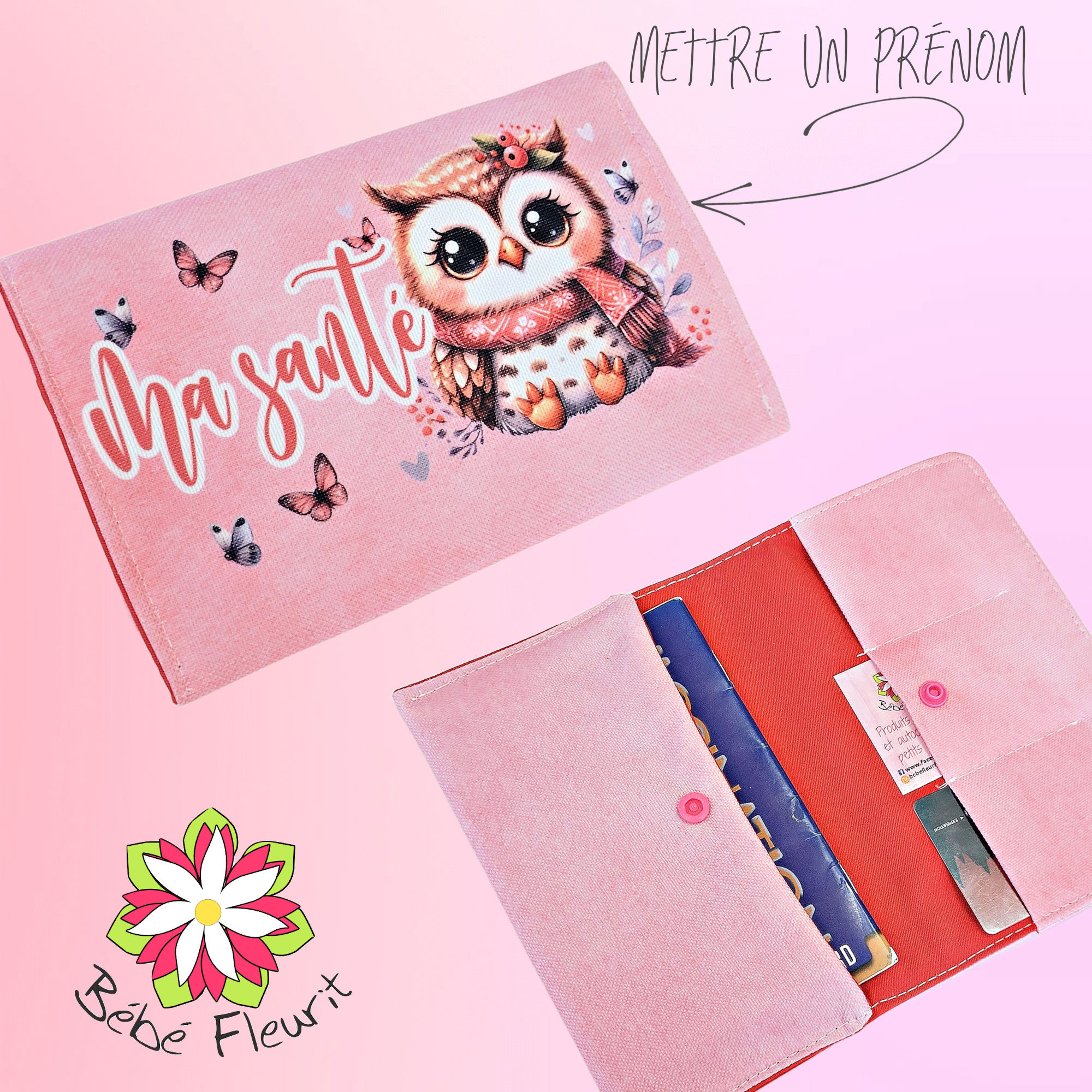 protège carnet santé personnalisé , protège carnet vaccination québec