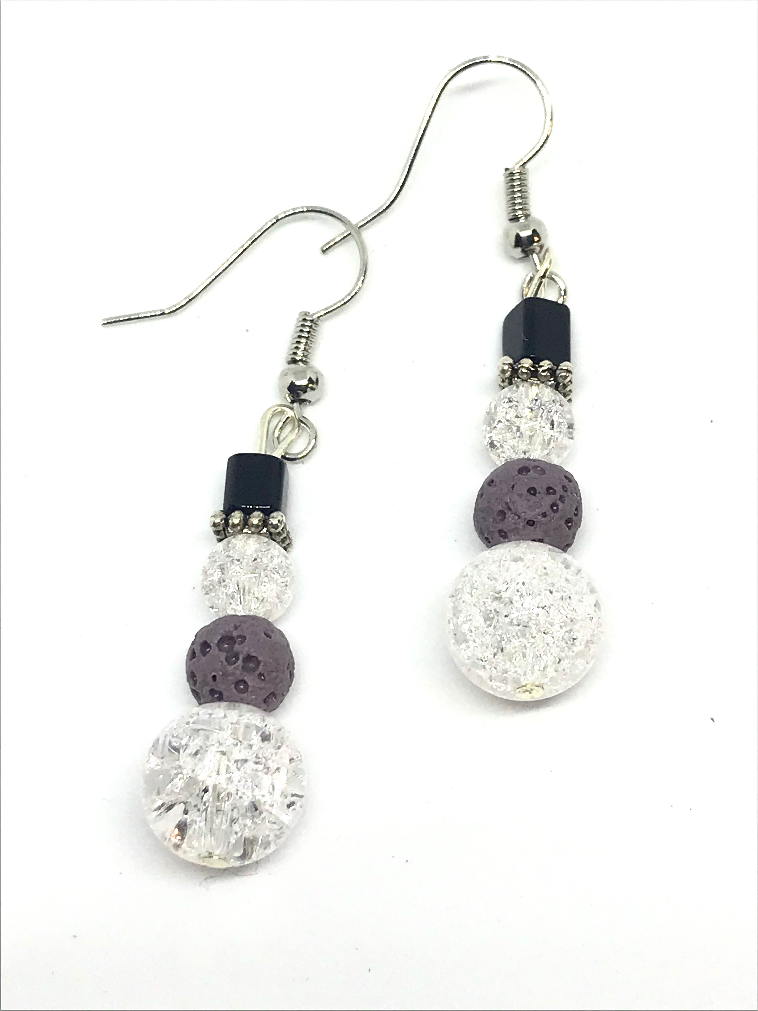 Snowman Earrings