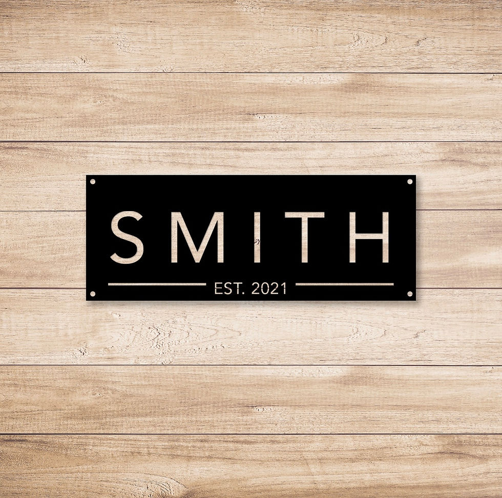 Thumbnail: Custom Name Rectangle Sign