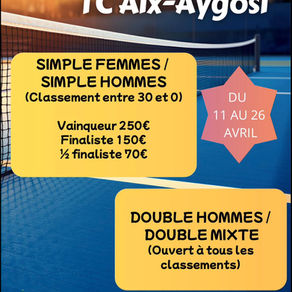 Tournoi Adulte H & F 2026