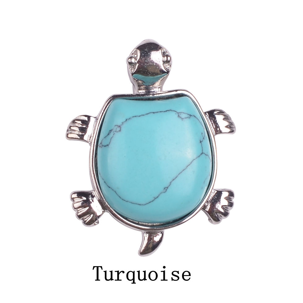 Thumbnail: Howlite Turtle Nacklace Pendant