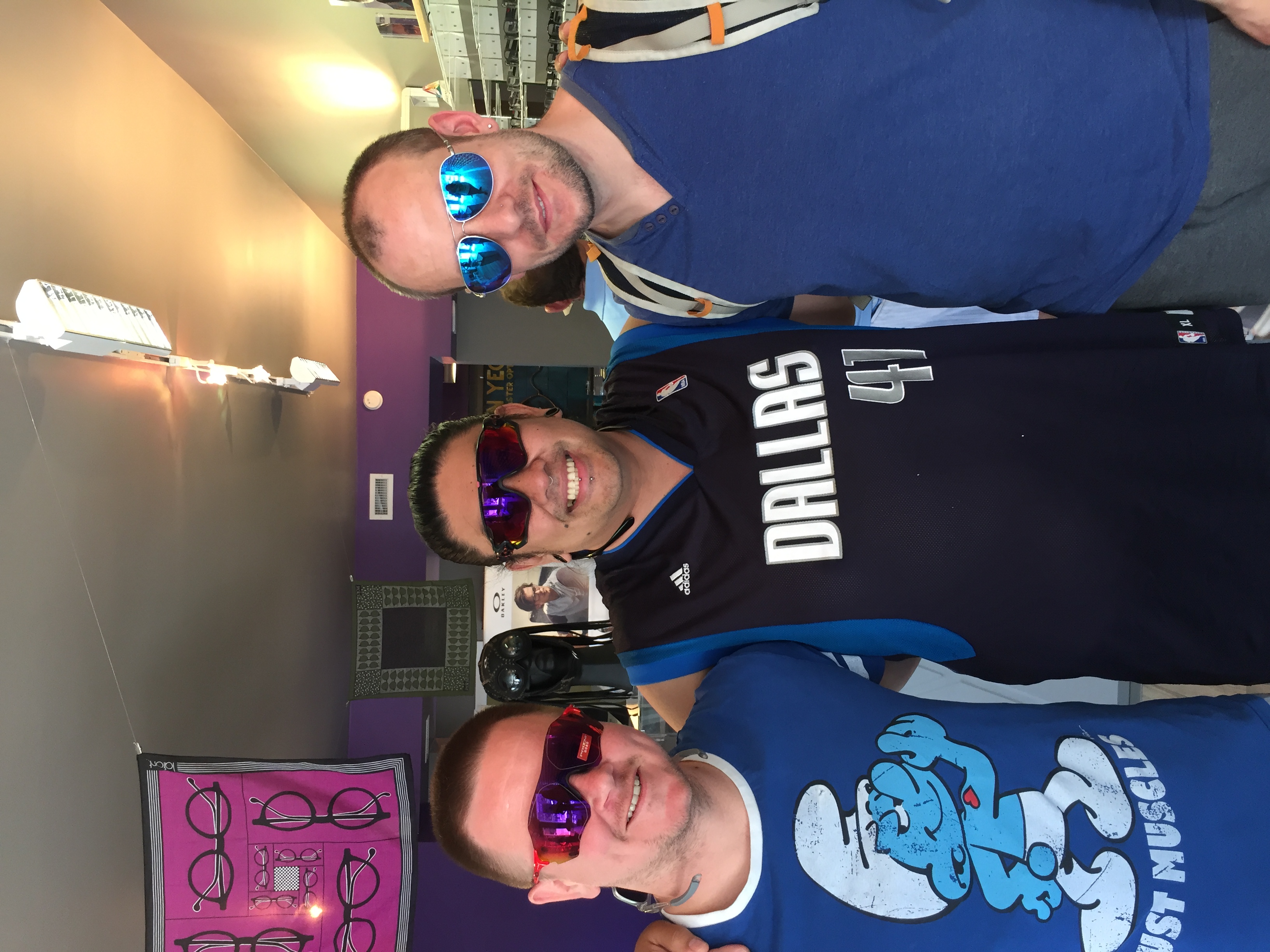 Boys at the Oakley show!
