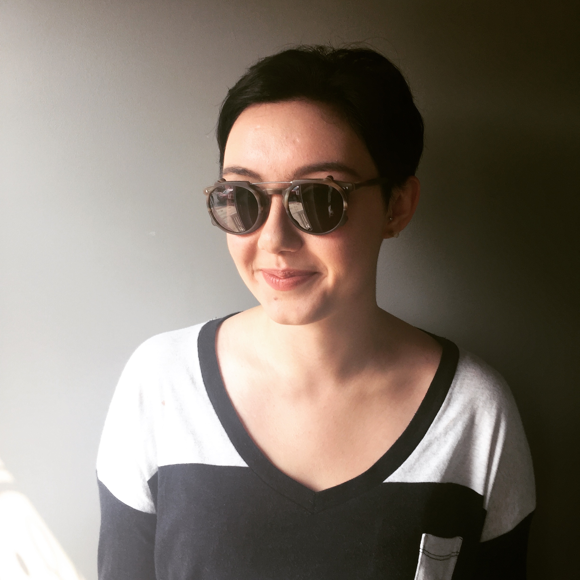 Natalie looking chic!